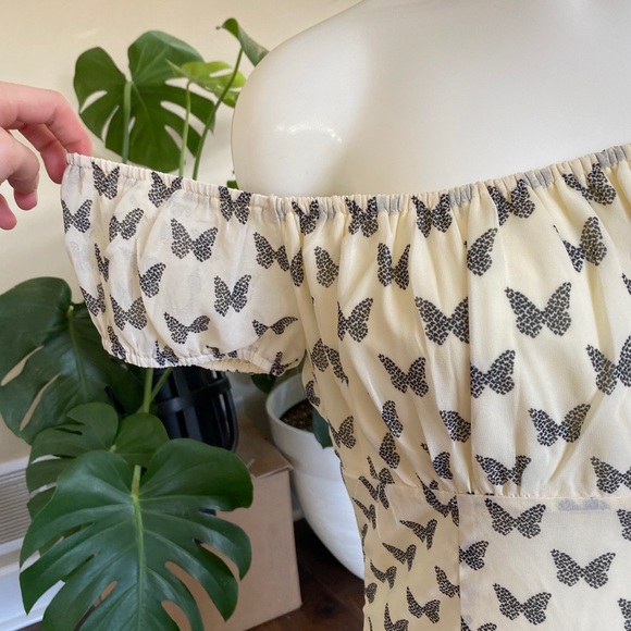 Italian On/Off The Shoulder Sundress - Picture 1 of 4